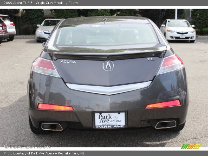 Grigio Gray Metallic / Ebony 2009 Acura TL 3.5