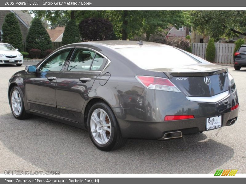 Grigio Gray Metallic / Ebony 2009 Acura TL 3.5