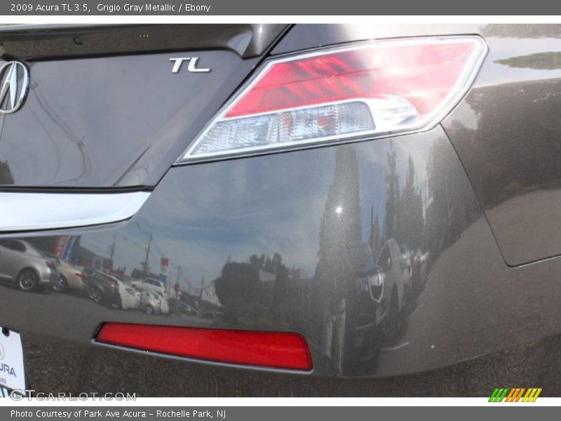 Grigio Gray Metallic / Ebony 2009 Acura TL 3.5