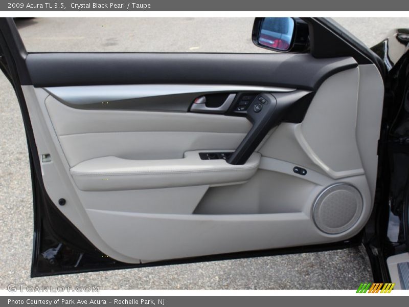 Crystal Black Pearl / Taupe 2009 Acura TL 3.5
