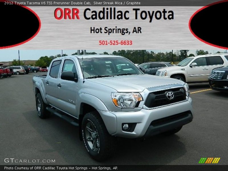 Silver Streak Mica / Graphite 2012 Toyota Tacoma V6 TSS Prerunner Double Cab