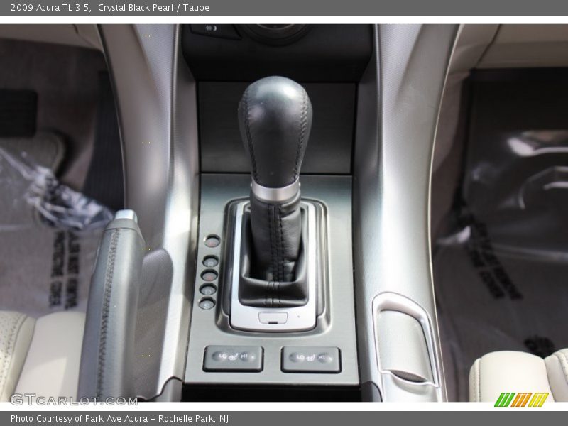 Crystal Black Pearl / Taupe 2009 Acura TL 3.5