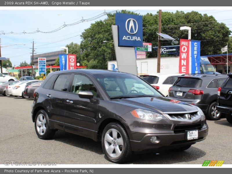 Grigio Metallic / Taupe 2009 Acura RDX SH-AWD