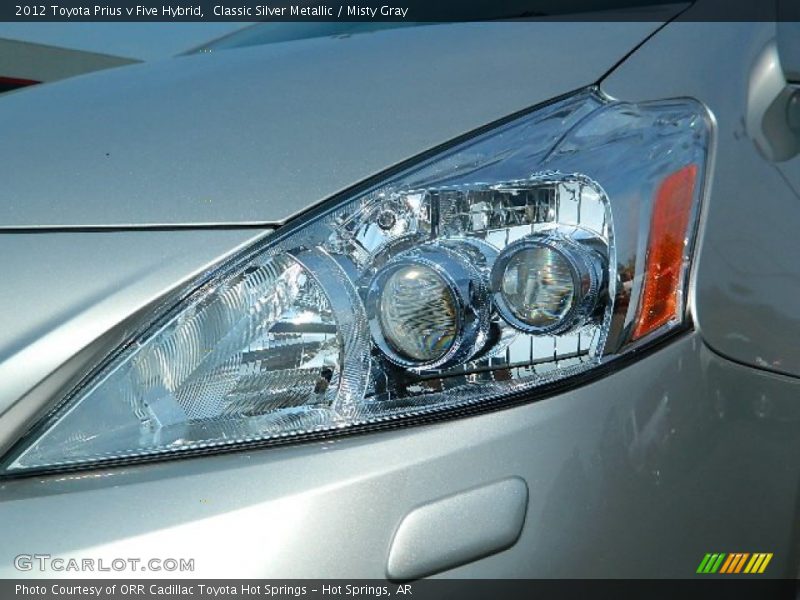 Classic Silver Metallic / Misty Gray 2012 Toyota Prius v Five Hybrid