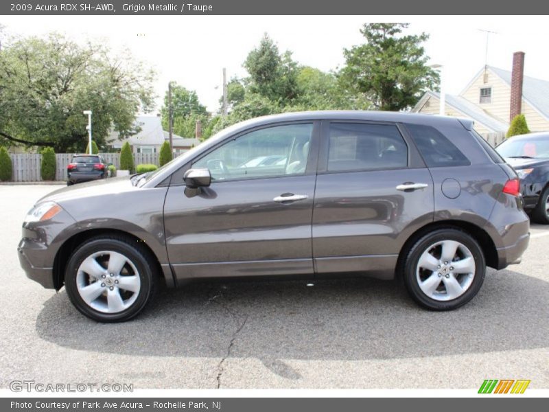 Grigio Metallic / Taupe 2009 Acura RDX SH-AWD