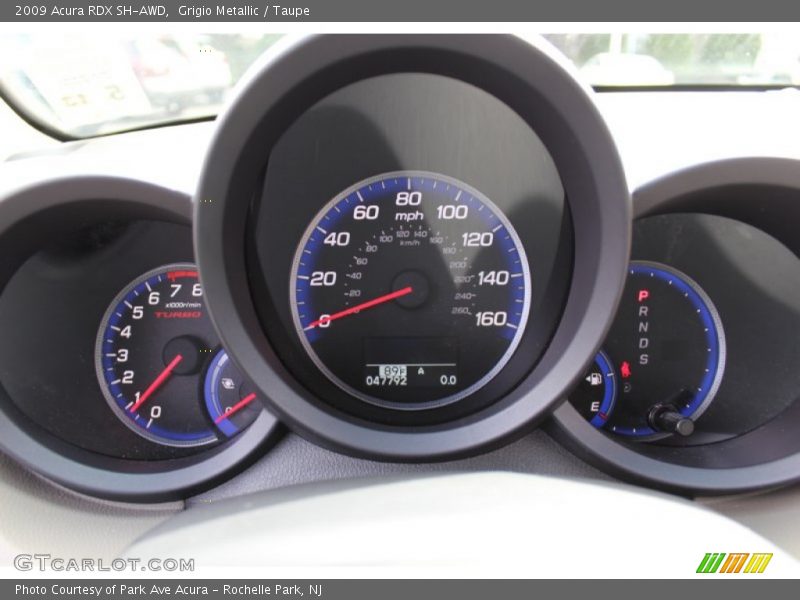 Grigio Metallic / Taupe 2009 Acura RDX SH-AWD