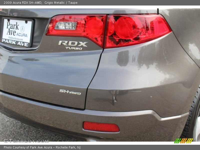 Grigio Metallic / Taupe 2009 Acura RDX SH-AWD