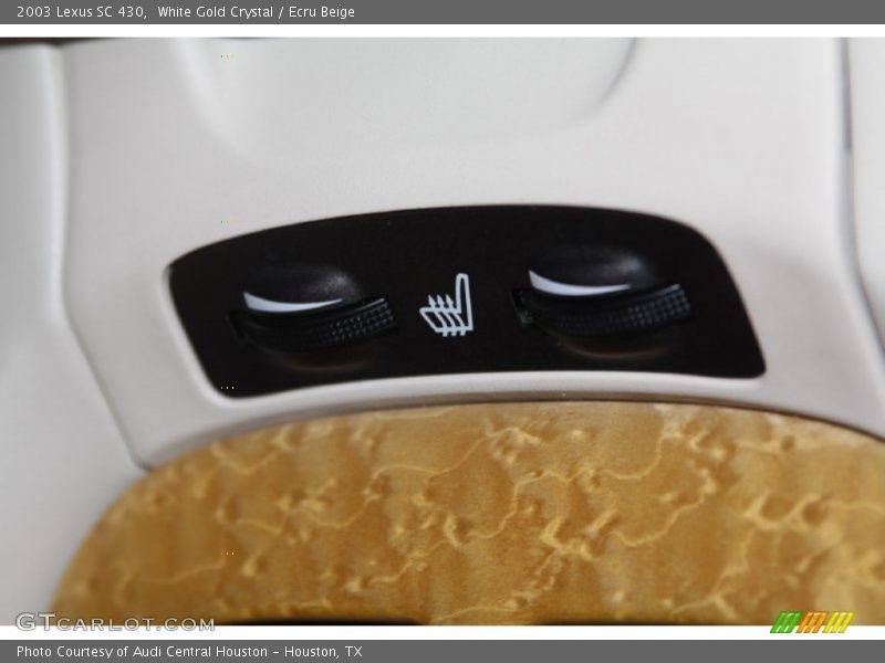White Gold Crystal / Ecru Beige 2003 Lexus SC 430