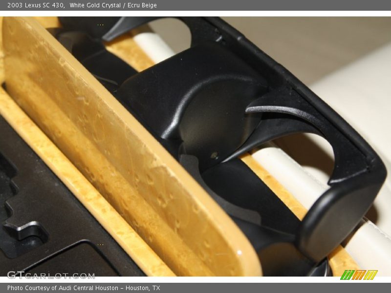 White Gold Crystal / Ecru Beige 2003 Lexus SC 430