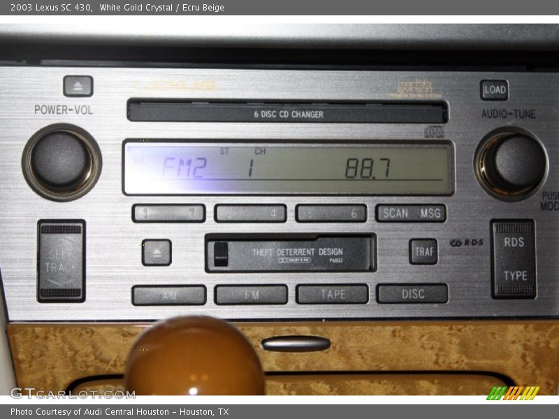 Audio System of 2003 SC 430