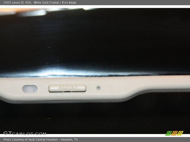 White Gold Crystal / Ecru Beige 2003 Lexus SC 430