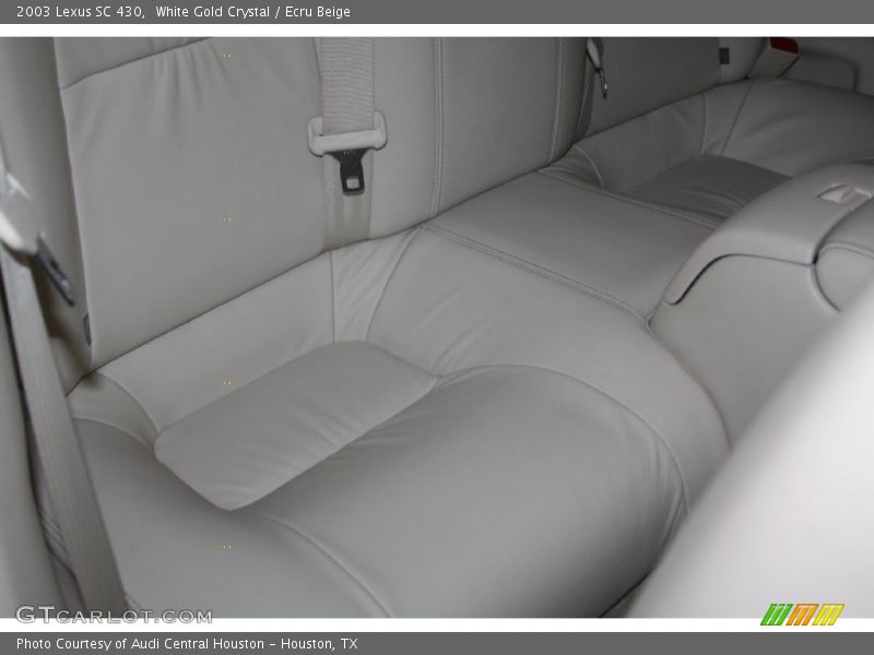 White Gold Crystal / Ecru Beige 2003 Lexus SC 430