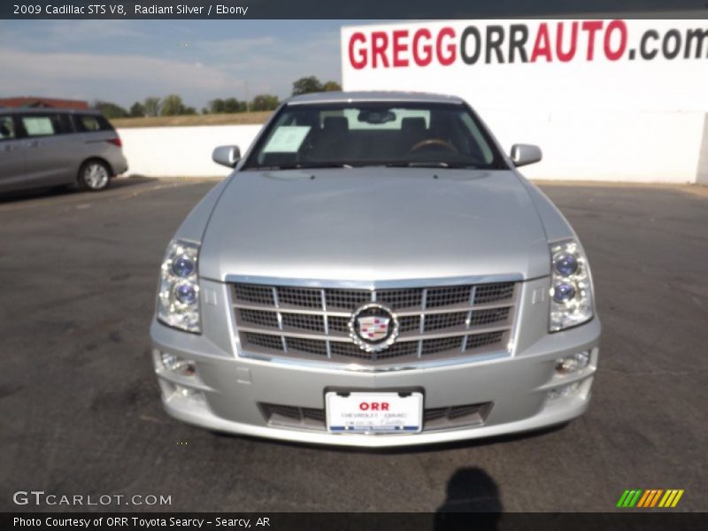 Radiant Silver / Ebony 2009 Cadillac STS V8