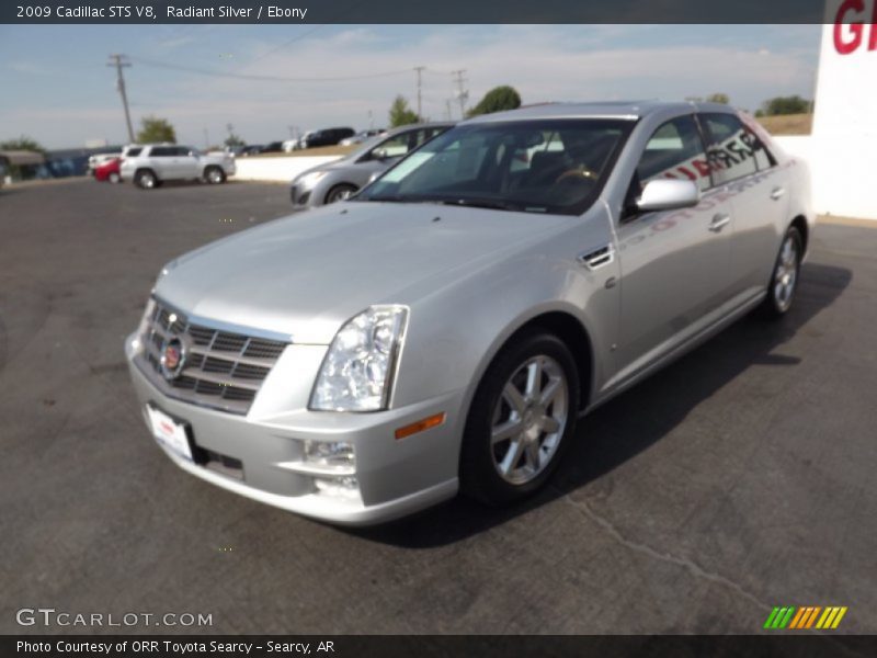Radiant Silver / Ebony 2009 Cadillac STS V8