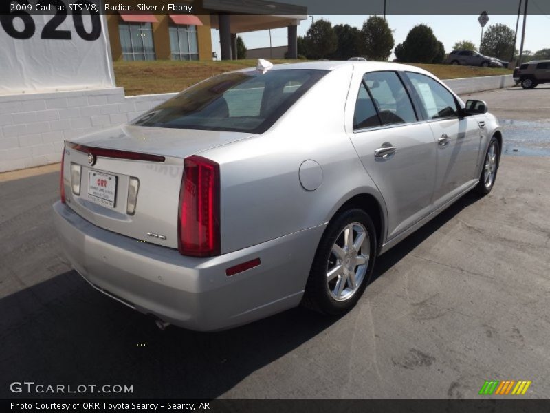 Radiant Silver / Ebony 2009 Cadillac STS V8