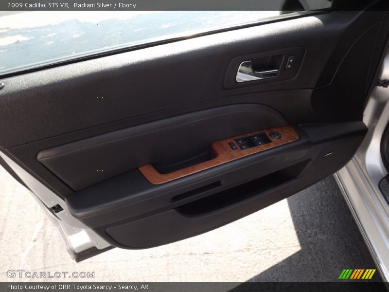 Radiant Silver / Ebony 2009 Cadillac STS V8