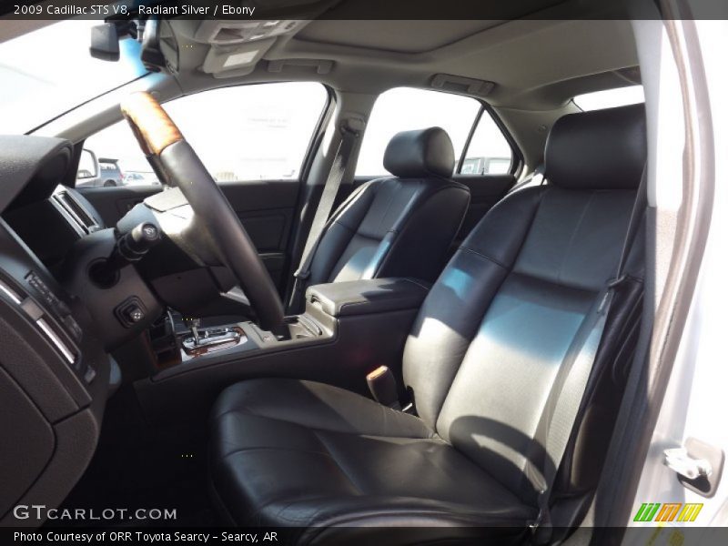 Radiant Silver / Ebony 2009 Cadillac STS V8