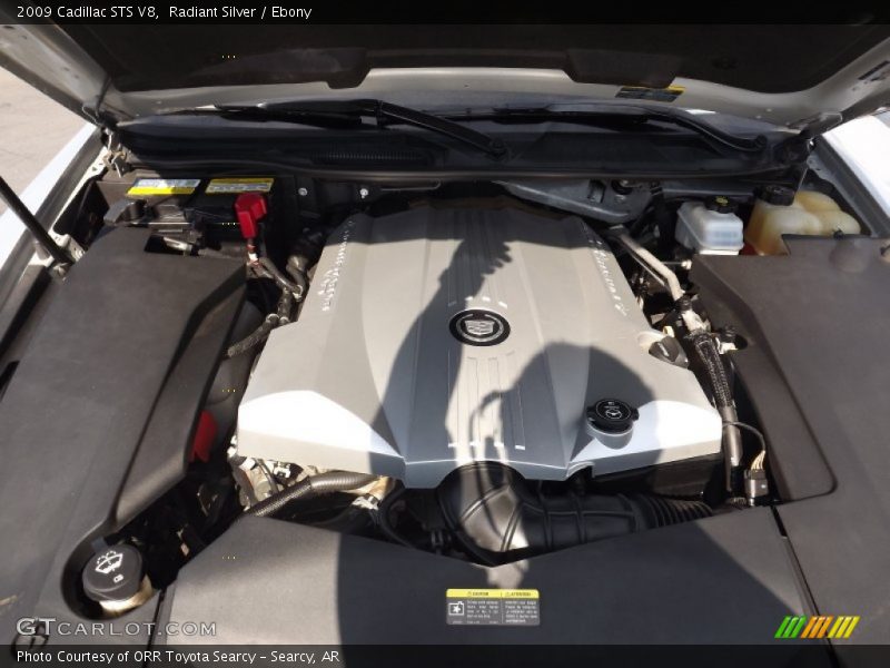 Radiant Silver / Ebony 2009 Cadillac STS V8