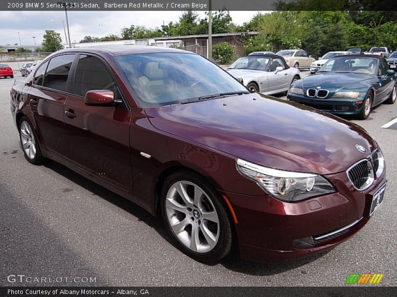 Front 3/4 View of 2009 5 Series 535i Sedan