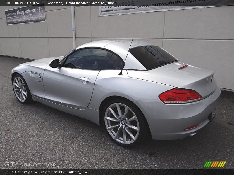 Titanium Silver Metallic / Black 2009 BMW Z4 sDrive35i Roadster