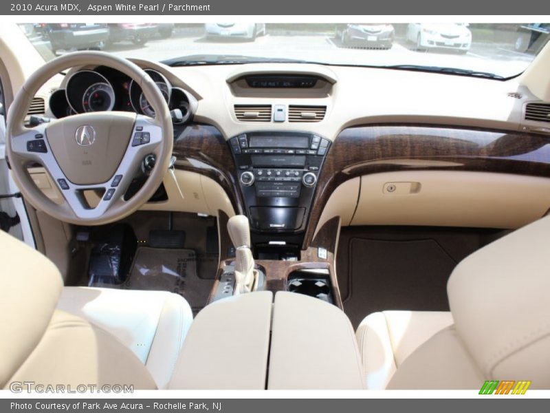 Aspen White Pearl / Parchment 2010 Acura MDX