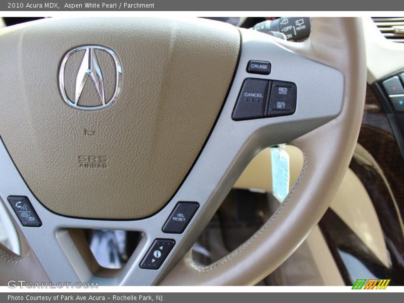 Aspen White Pearl / Parchment 2010 Acura MDX