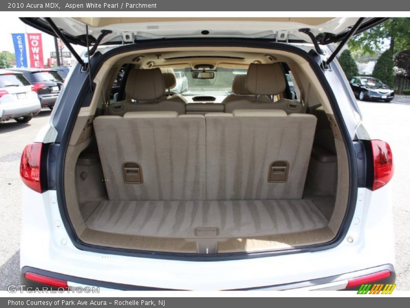 Aspen White Pearl / Parchment 2010 Acura MDX