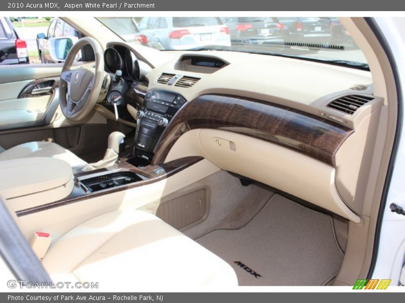 Aspen White Pearl / Parchment 2010 Acura MDX