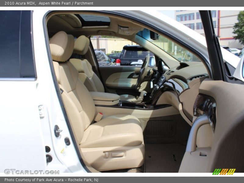 Aspen White Pearl / Parchment 2010 Acura MDX