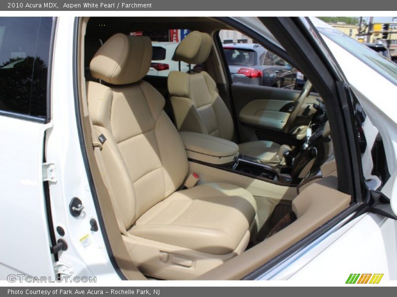 Aspen White Pearl / Parchment 2010 Acura MDX