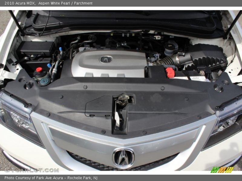 Aspen White Pearl / Parchment 2010 Acura MDX