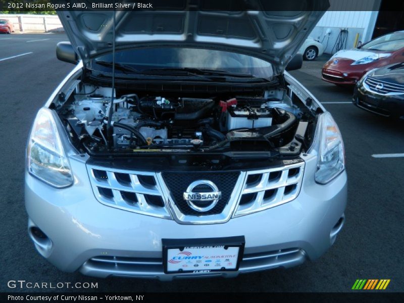Brilliant Silver / Black 2012 Nissan Rogue S AWD