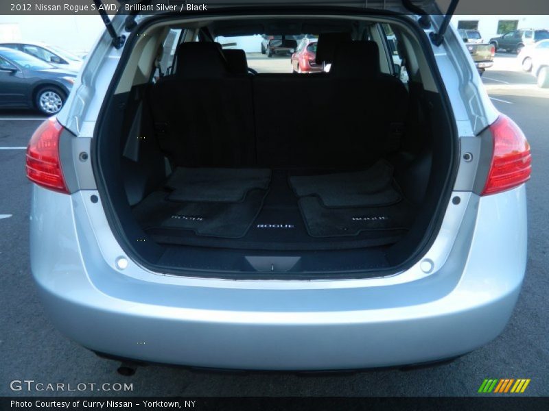 Brilliant Silver / Black 2012 Nissan Rogue S AWD