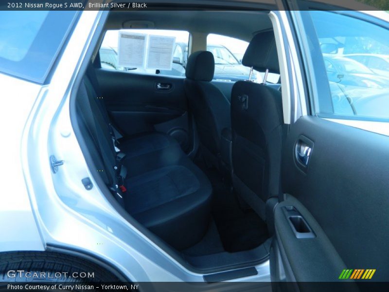 Brilliant Silver / Black 2012 Nissan Rogue S AWD