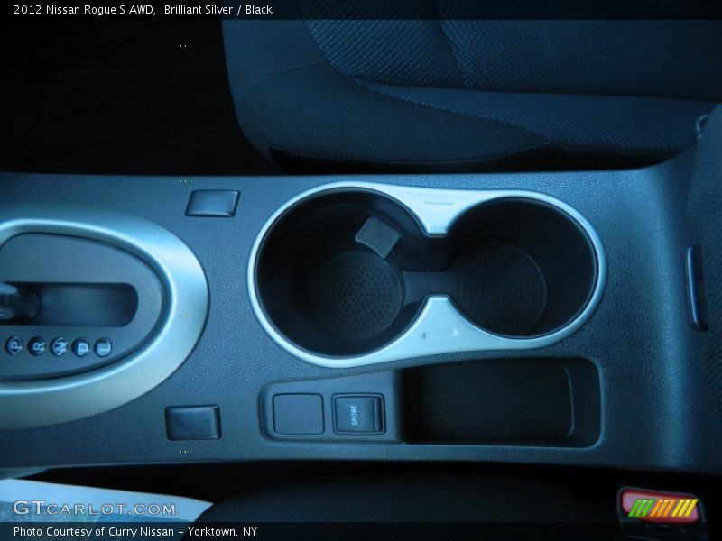Brilliant Silver / Black 2012 Nissan Rogue S AWD