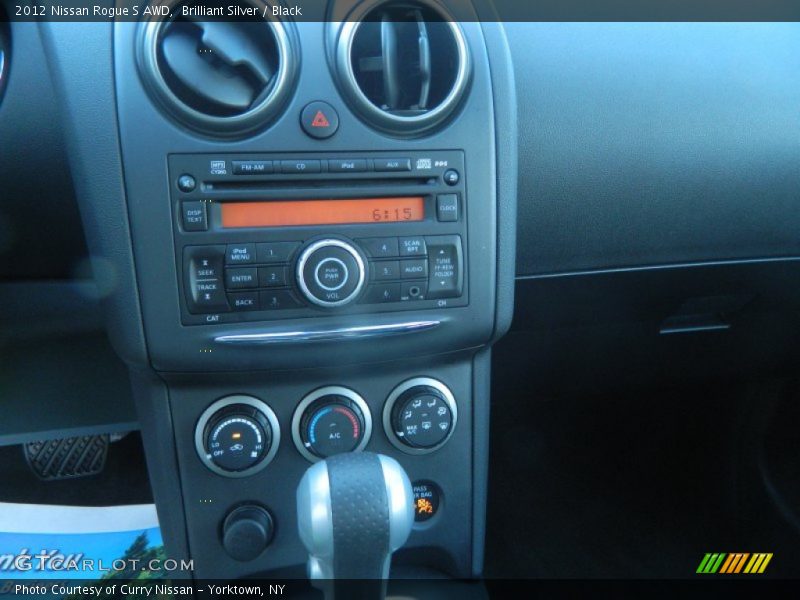 Brilliant Silver / Black 2012 Nissan Rogue S AWD