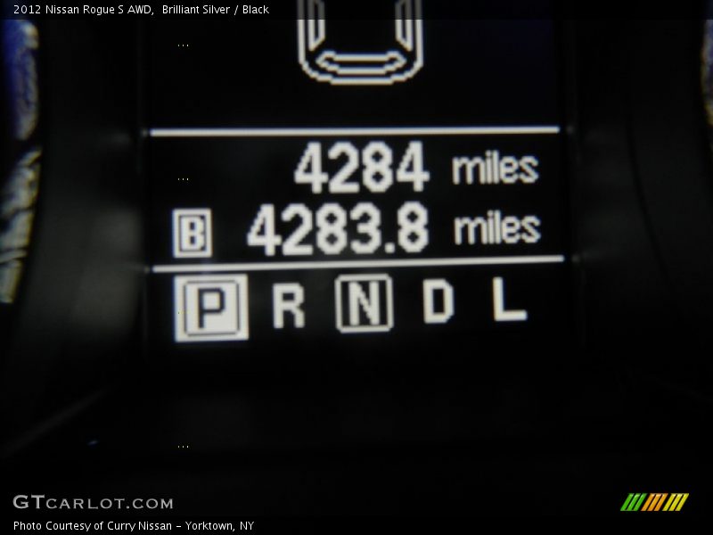 Brilliant Silver / Black 2012 Nissan Rogue S AWD