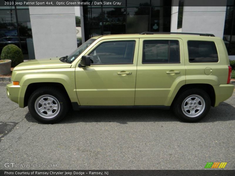 Optic Green Metallic / Dark Slate Gray 2010 Jeep Patriot Sport 4x4