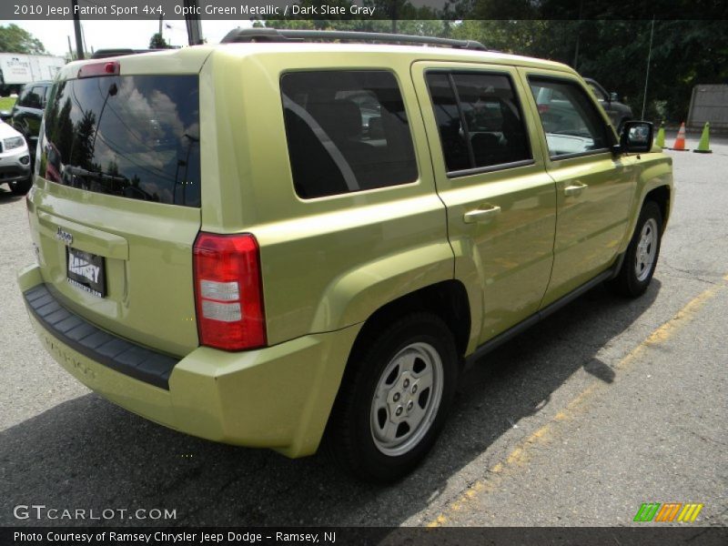 Optic Green Metallic / Dark Slate Gray 2010 Jeep Patriot Sport 4x4
