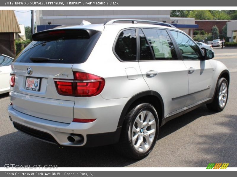 Titanium Silver Metallic / Black 2012 BMW X5 xDrive35i Premium