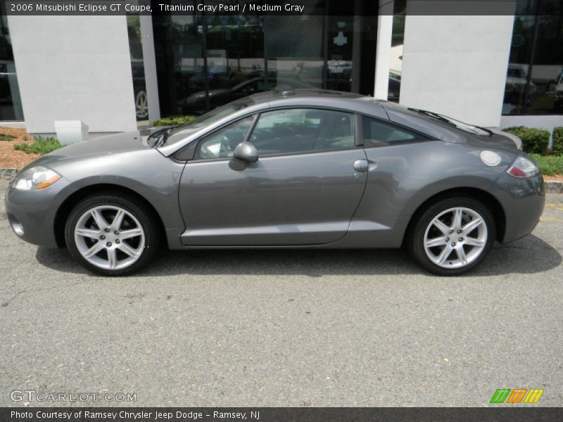 Titanium Gray Pearl / Medium Gray 2006 Mitsubishi Eclipse GT Coupe