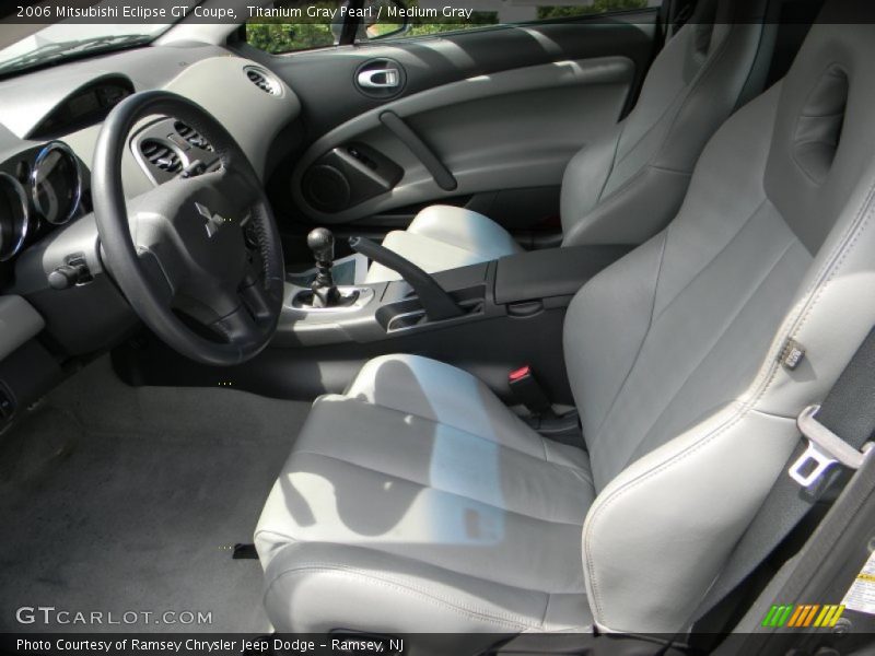 Titanium Gray Pearl / Medium Gray 2006 Mitsubishi Eclipse GT Coupe