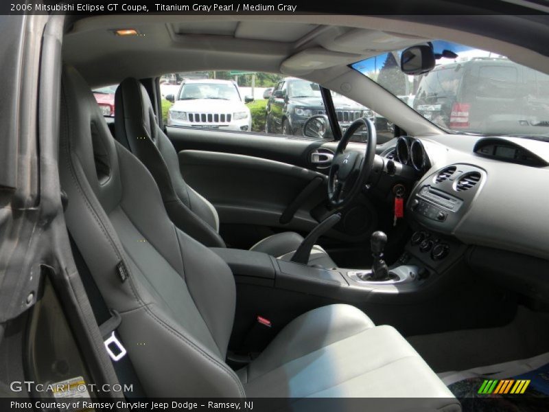 Titanium Gray Pearl / Medium Gray 2006 Mitsubishi Eclipse GT Coupe