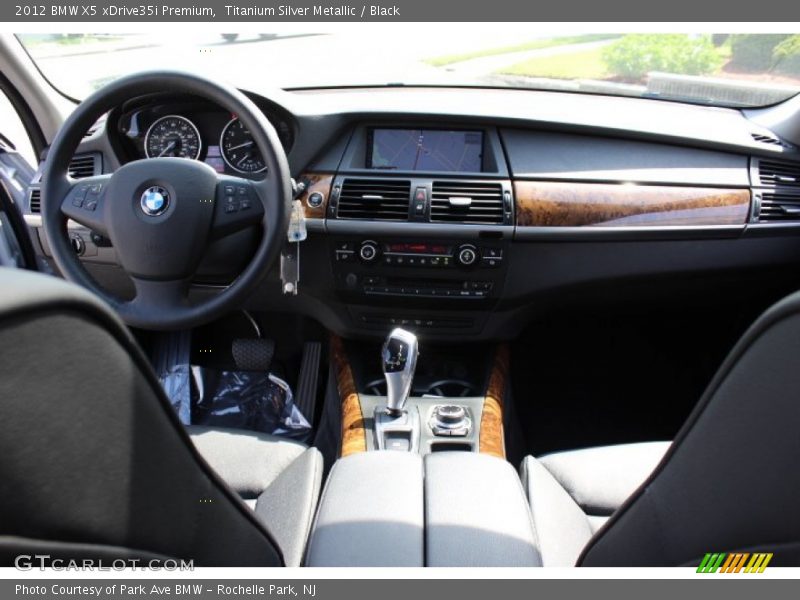 Titanium Silver Metallic / Black 2012 BMW X5 xDrive35i Premium