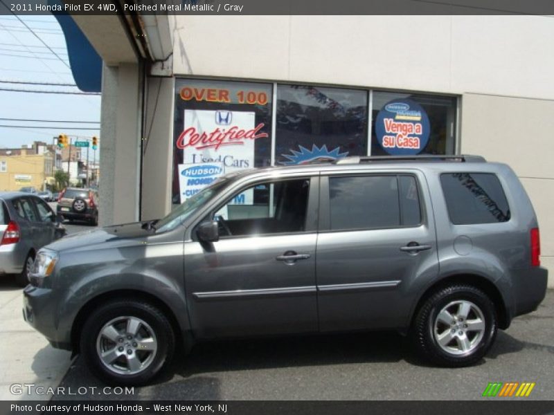 Polished Metal Metallic / Gray 2011 Honda Pilot EX 4WD