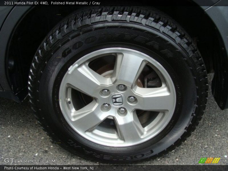 Polished Metal Metallic / Gray 2011 Honda Pilot EX 4WD