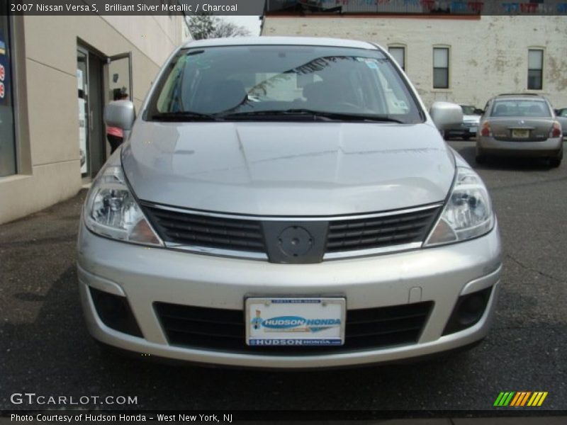 Brilliant Silver Metallic / Charcoal 2007 Nissan Versa S