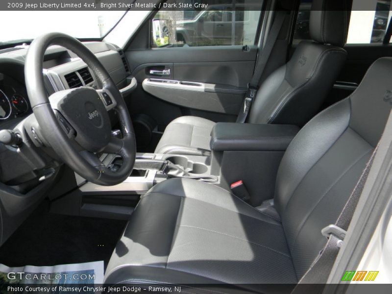 Bright Silver Metallic / Dark Slate Gray 2009 Jeep Liberty Limited 4x4