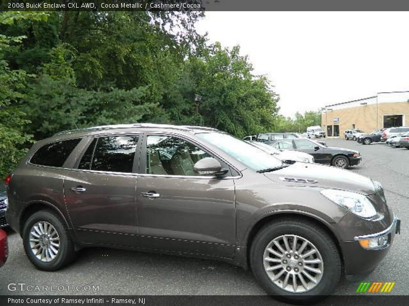 Cocoa Metallic / Cashmere/Cocoa 2008 Buick Enclave CXL AWD