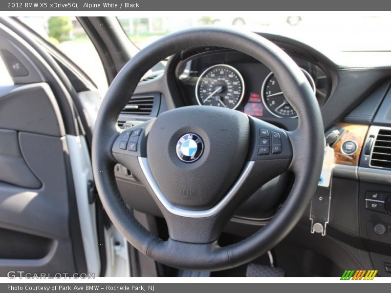 Alpine White / Black 2012 BMW X5 xDrive50i